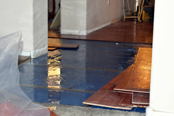 Professional Water Damage Restoration technician working in Readfield, ME